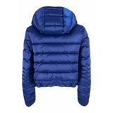 Chic Zippered Short Down Jacket with Hood