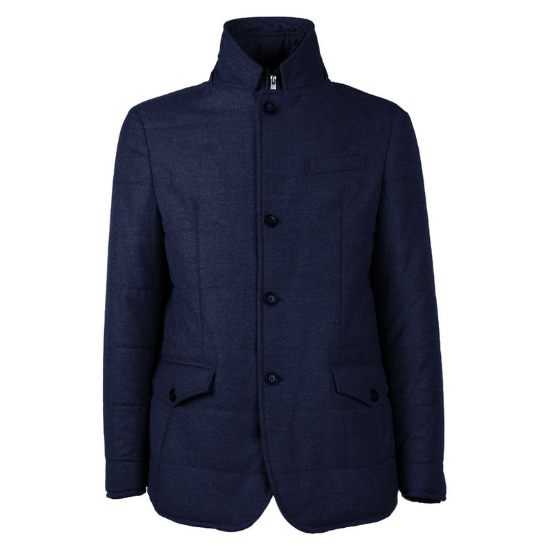 Élégant manteau pour hommes en laine laine