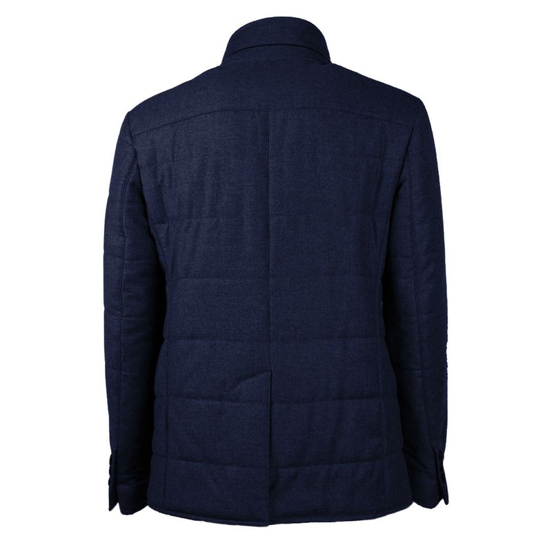 Élégant manteau pour hommes en laine laine