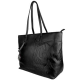 Chic Black Eco Lederer Shopper Tote