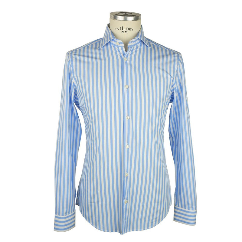 Elegante camicia di cotone Milano a strisce