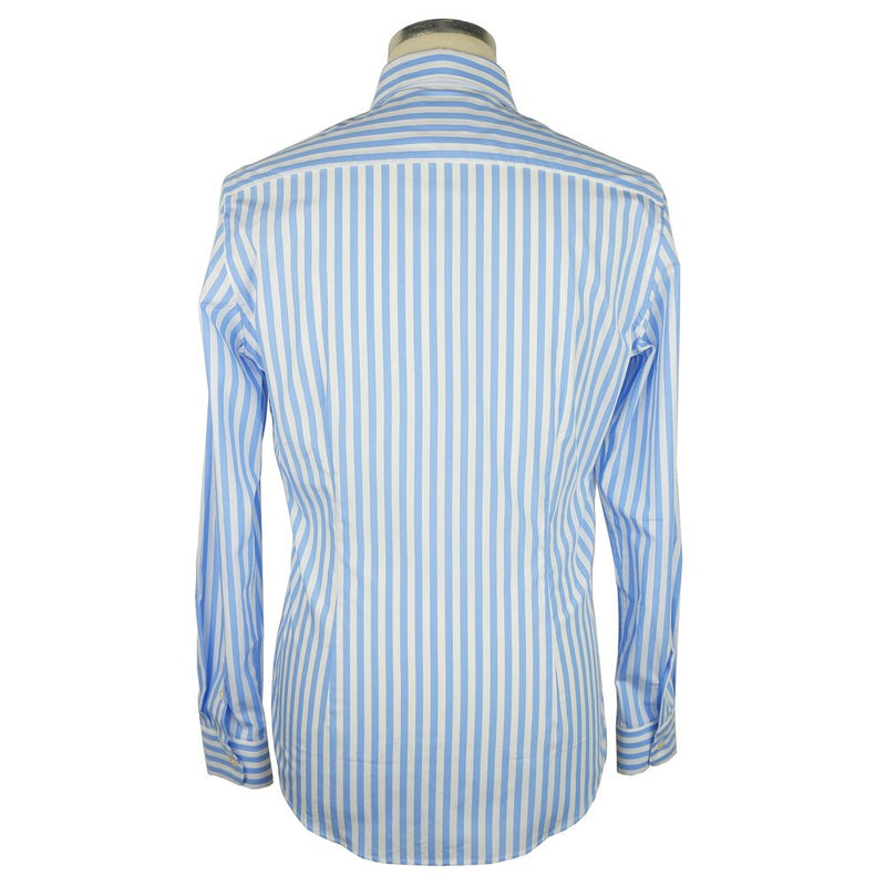 Elegante camicia di cotone Milano a strisce