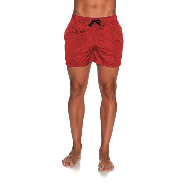 Short de natation des hommes en nylon rose élégant