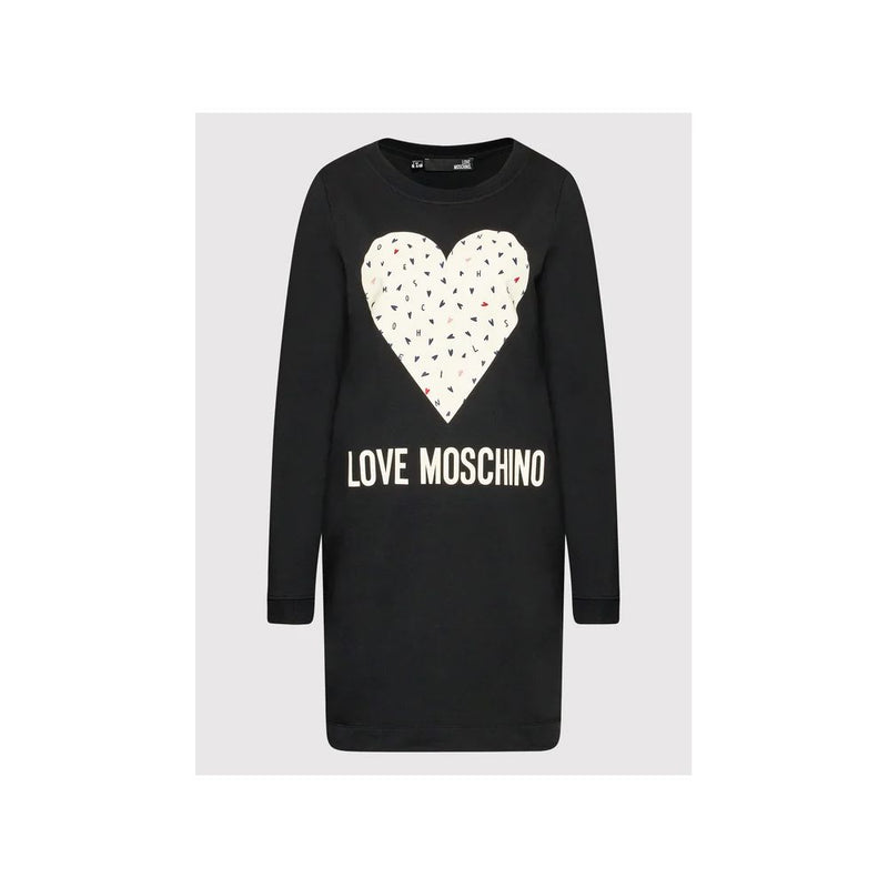 Chic Blue Cotton Love Moschino Φόρεμα