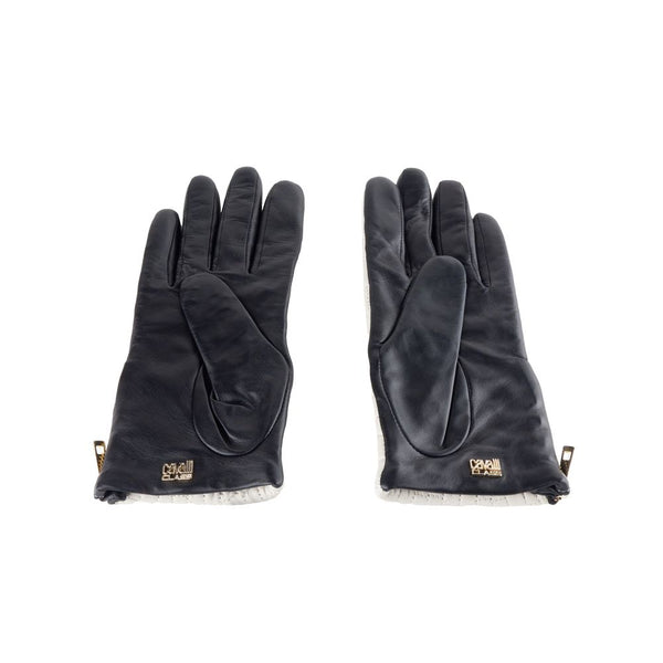 Elegant Gray Lambskin Gloves