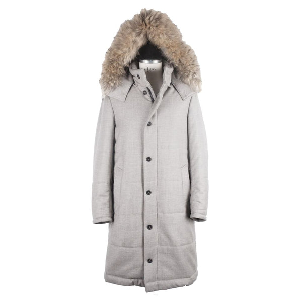 Elegancia italiana Lana Cashmere Rain impermeable