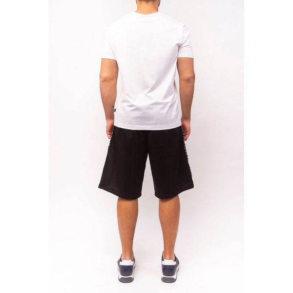 Schlankes Jubiläum gestreifter Bermuda -Shorts