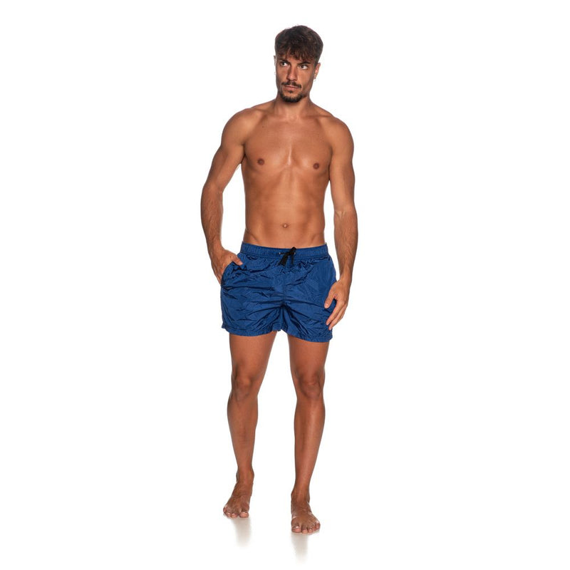 Pantaloncini da nuoto blu Beach Escape