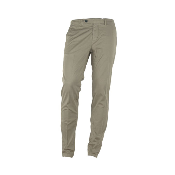 Elegantes pantalones de verano beige para hombres