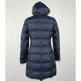 Chic Blue Polyester Down Jacke