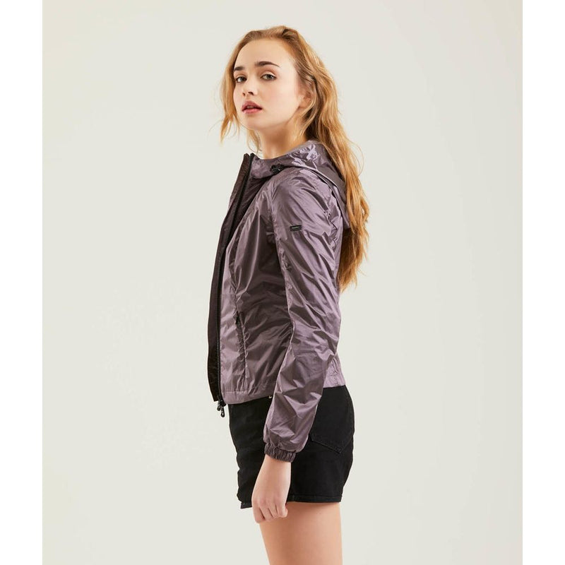 Κομψό Ultra-Light Metallic Nylon Jacket