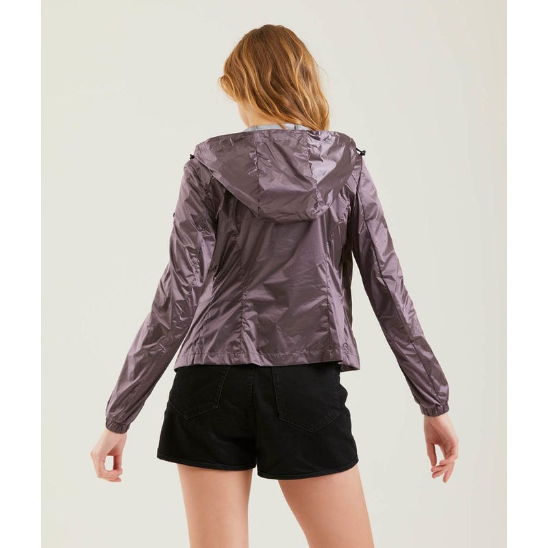 Κομψό Ultra-Light Metallic Nylon Jacket