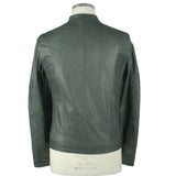 Emerald Elegance Lederjacke