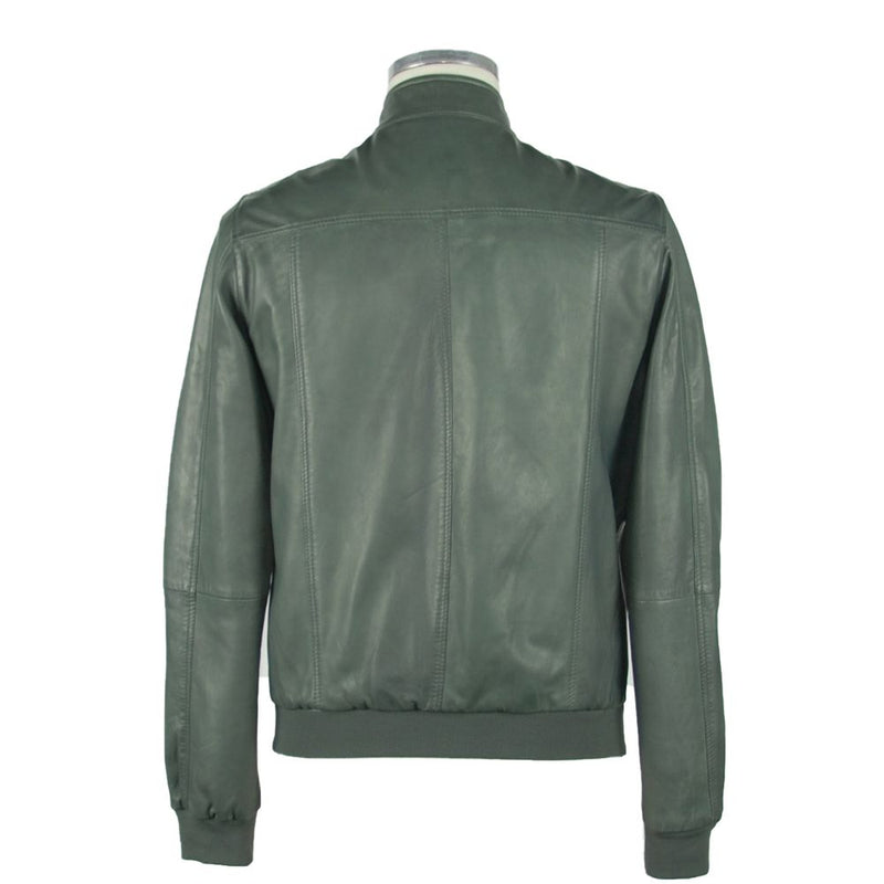 Emerald Elegance Lederjacke