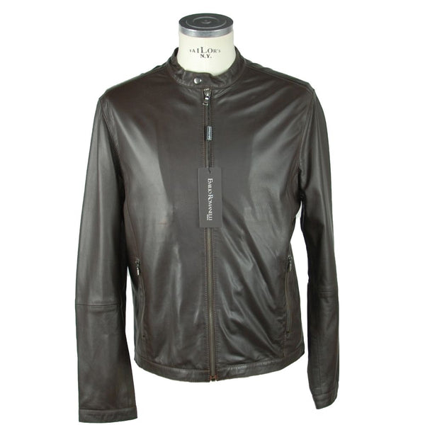 Emilio Romanelli Elegante Lederjacke