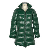 Elegant Shine Long Down Jacket - Mantente caliente y elegante