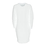 Robe en tricot de motif coeur chic en blanc