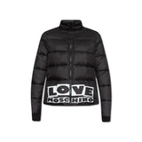 Chic Nylon Down Jacket with Bold Logo