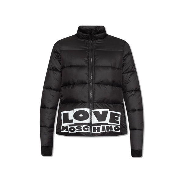 Veste en nylon chic avec logo audacieux