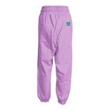 Chic Purple Cotton Sweatpants με λογότυπο