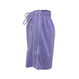 Chic Purple Bermuda Shorts mit Seitenstreifen