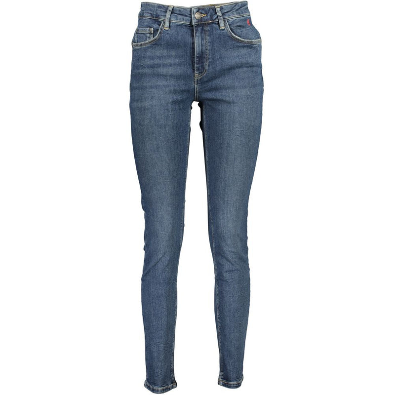 Blaue Baumwolljeans & Pant