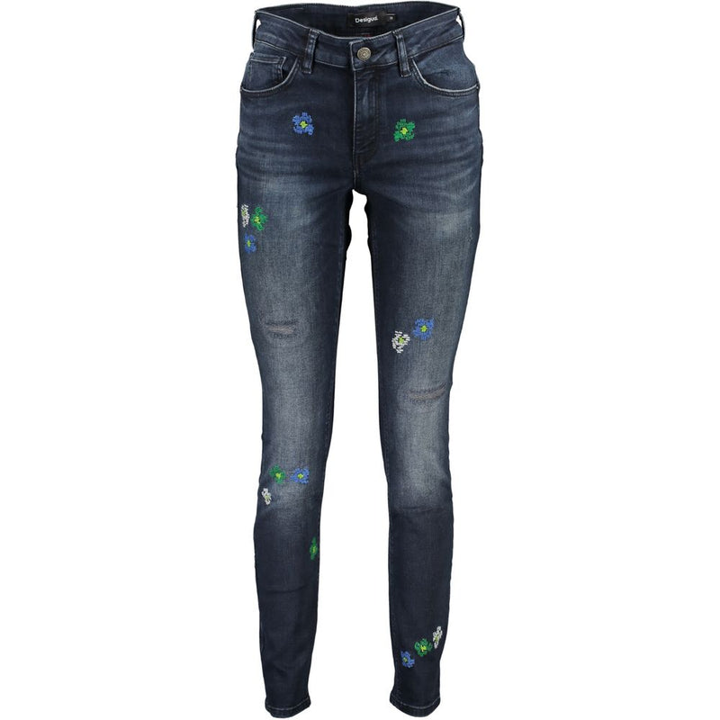 Jean et pantalon en coton bleu