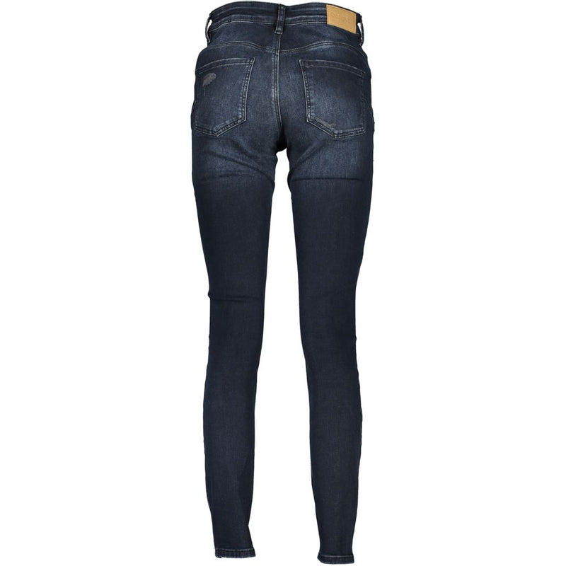 Blaue Baumwolljeans & Pant