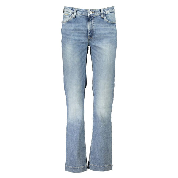 Jeans in cotone azzurro e pantalone