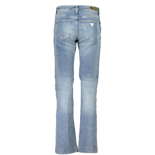 Jeans in cotone azzurro e pantalone