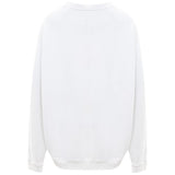 Elegant Cotton Knit Sweater in Pristine White