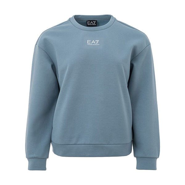 Pull en polyester bleu chic par EA7