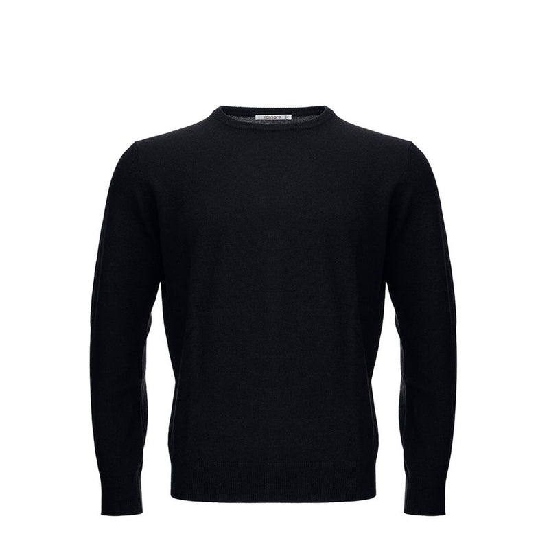 Pull en laine noir élégant pour les hommes