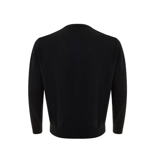 Pull en laine noir élégant pour les hommes