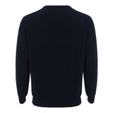 Eleganter Kaschmirblauer Pullover für Männer