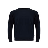 Eleganter blauer Wollpullover für Männer