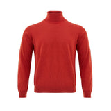 Eleganter Wolle, rotes Pullover