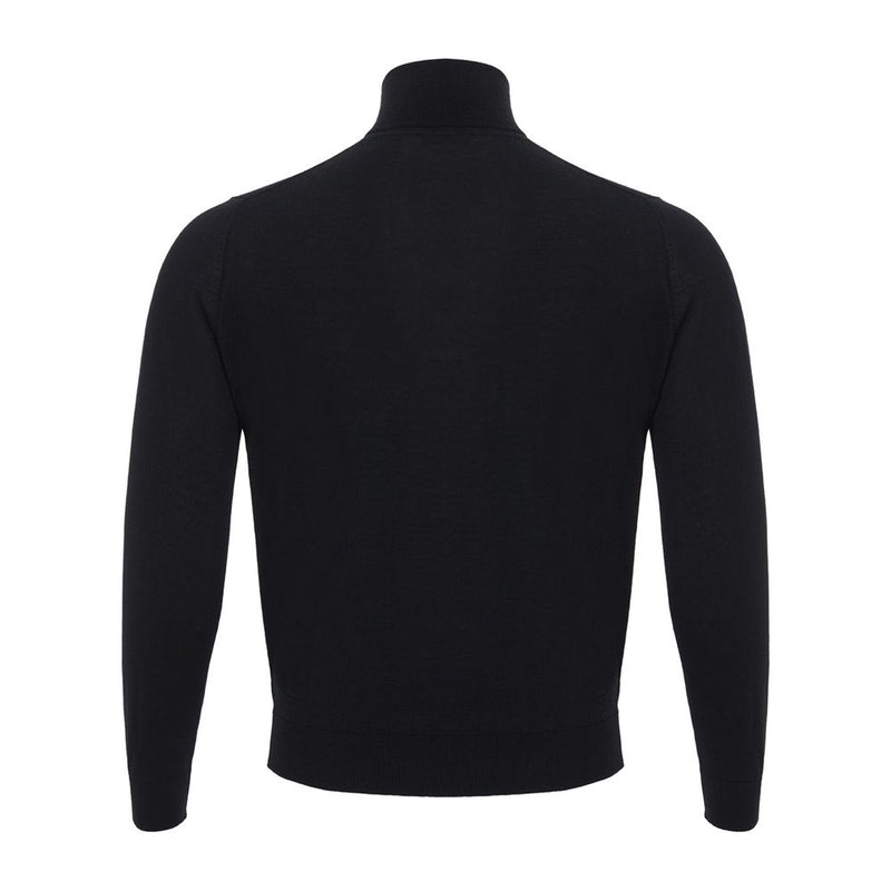 Magione nero di lusso in cashmere italiano