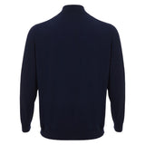 Sophisticated Azure Cashmere Sweater