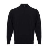 Italienischer Kaschmir -Männer luxuriöser schwarzer Pullover