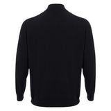 Pull noir luxueux masculin italien pour hommes