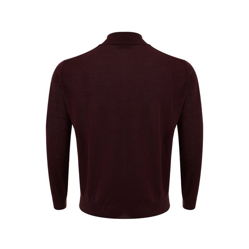 Elegant Red Woolen Luxury Sweater for Men