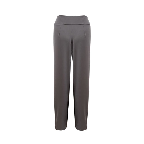 Pantalon en laine gris chic pour style sophistiqué