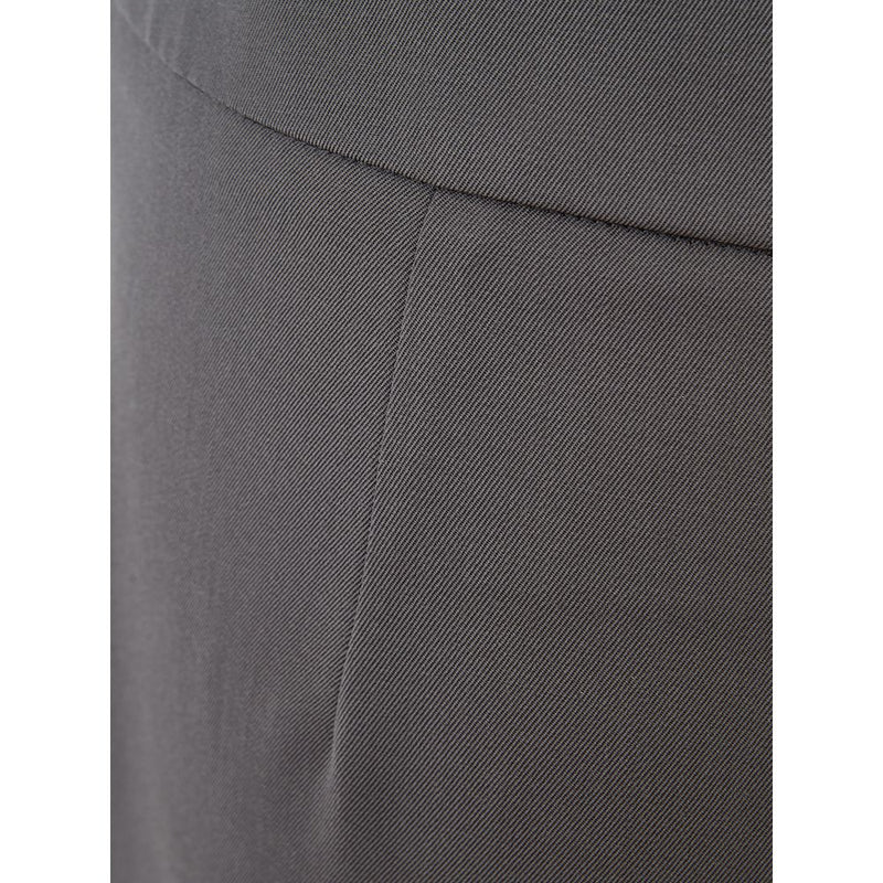 Pantalones de lana gris elegantes para estilo sofisticado