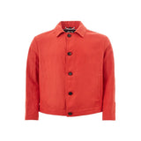 Elegante orange Polyesterjacke