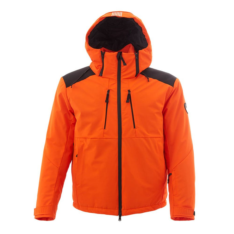 Strahlende orange EA7 Leichte Jacke