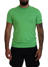 Grüne Modal Short Sleeves Crewneck T-Shirt