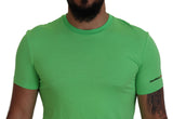 Grüne Modal Short Sleeves Crewneck T-Shirt