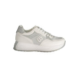 Sneaker in poliestere bianco