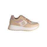 Zapatilla de poliéster beige